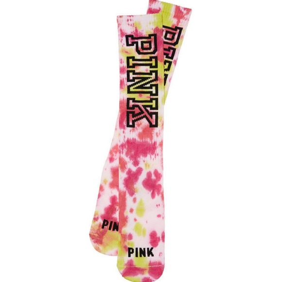 PINK Victoria's Secret Accessories - LAST Pair⭐ Limited Edition Tie Dye VS PINK Socks